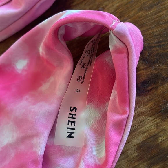(3for$15)Small pink tie dye 2piece - - Picture 3 of 5